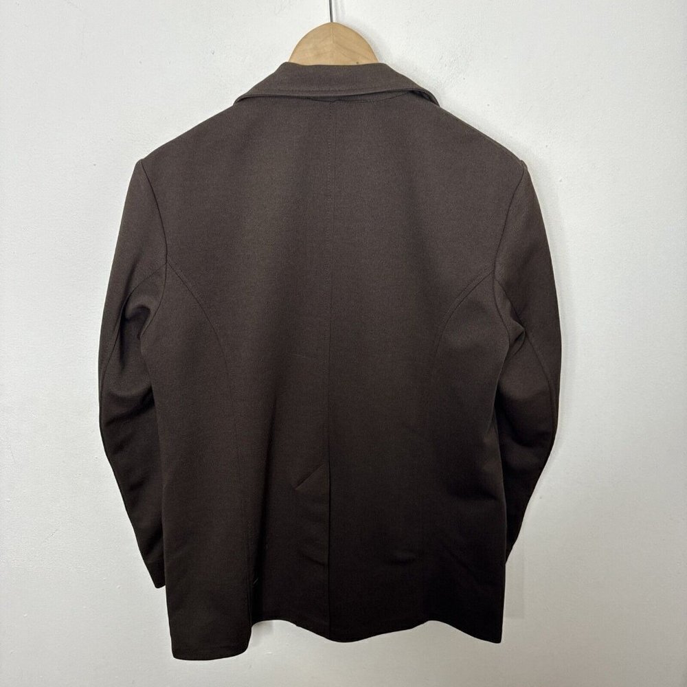 Vintage 70s Disco Blazer Woman 42 Days Sportswear Brown‎ Sports Coat 3 Button - Picture 5 of 10